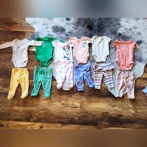 12 pc baby girl bundle